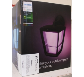 SALE OUT. | Philips Hue WCA Econic Outdoor Wall Lantern | 15 W | 2000-6500 Hue White Colour Ambiance | DAMAGED PACKAGING | 24 month(s)