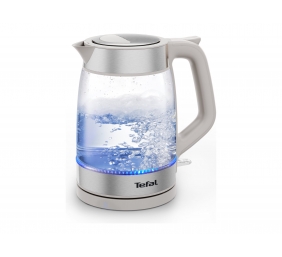 TEFAL Kettle | KI605B30 | 2200 W | Electric | 1.7 L | Glass | 360° rotational base | Grey