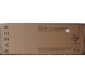 SALE OUT. | Razer Iskur V2 X NewGen | Gaming Chair | Black/Green | DAMAGED PACKAGING, ITEM SCRATCHED, DIRTY PARTS | 36 month(s)