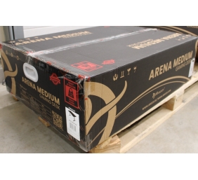 SALE OUT. | Arozzi Gaming Desk | Arena Medium | Pure Black | DAMAGED PACKAGING AND LAMINATE. SCRATCHED PARTS AND TABLE TOP. | 24 month(s)