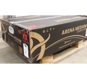 SALE OUT. | Arozzi Gaming Desk | Arena Medium | Pure Black | DAMAGED PACKAGING AND LAMINATE. SCRATCHED PARTS AND TABLE TOP. | 24 month(s)