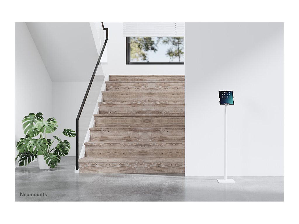 Neomounts Floor stand | FL15-625WH1 | Tilt, Rotate | 7.9- 11 " | Maximum weight (capacity) 1 kg | White