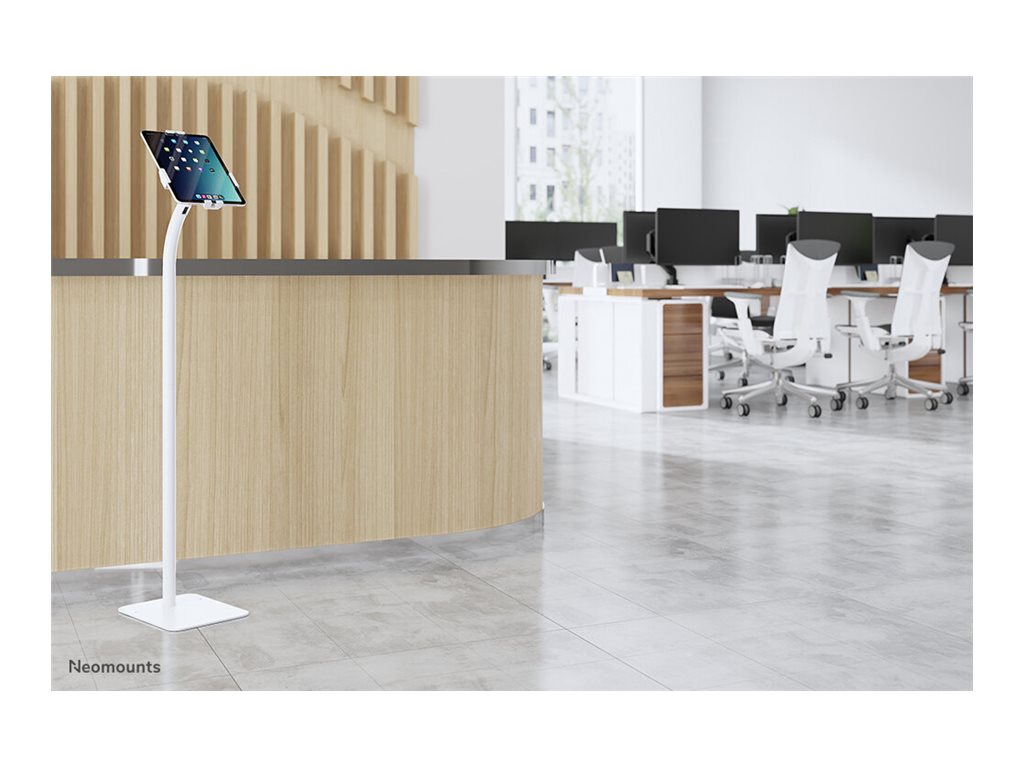 Neomounts Floor stand | FL15-625WH1 | Tilt, Rotate | 7.9- 11 " | Maximum weight (capacity) 1 kg | White