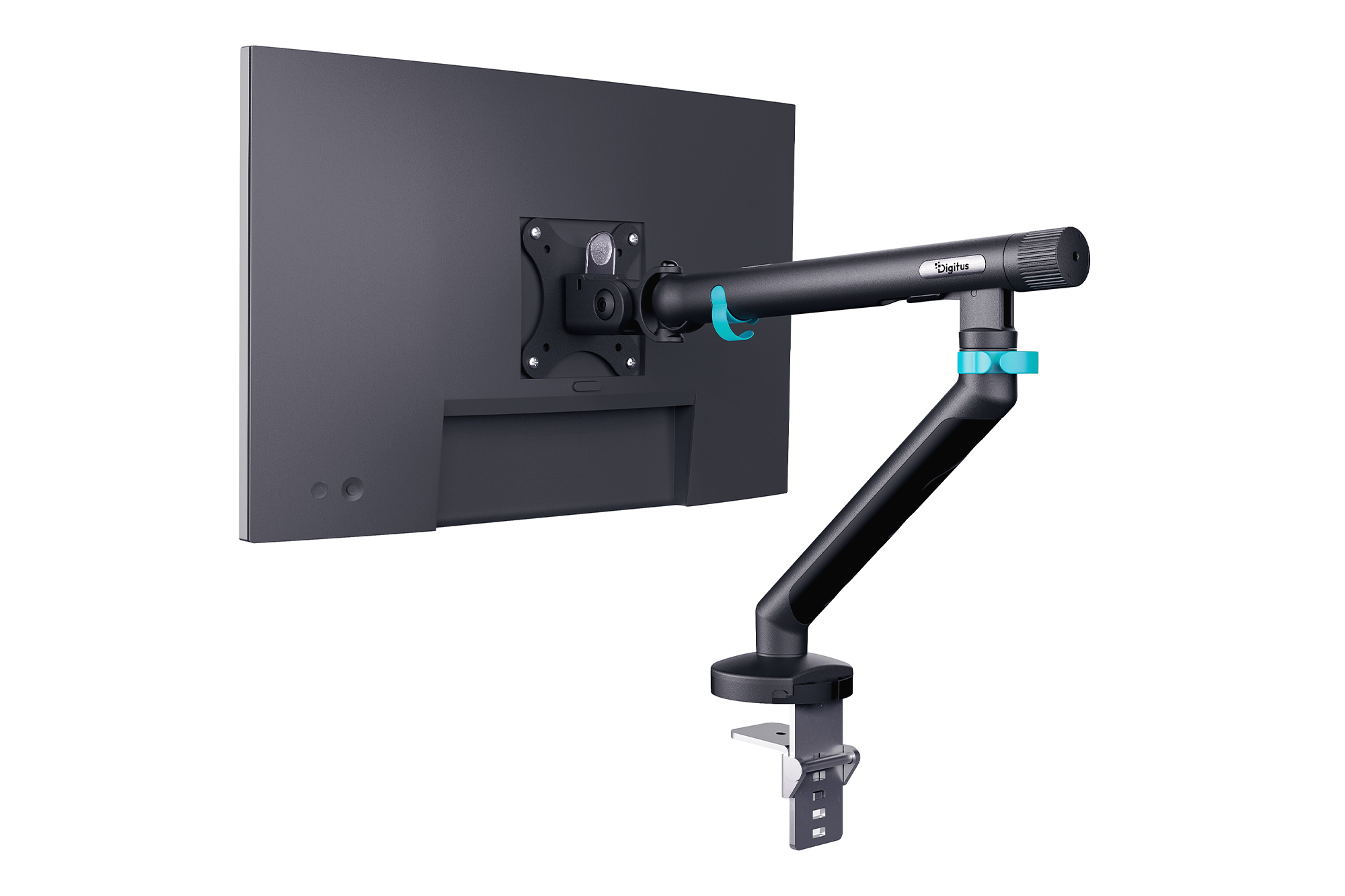 Digitus Desk Mount | Tilt, rotation, pivot | Single design monitor mount | 35 " | Maximum weight (capacity) 10 kg | Black