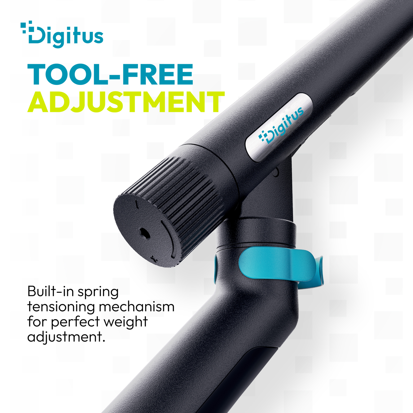 Digitus Desk Mount | Tilt, rotation, pivot | Single design monitor mount | 35 " | Maximum weight (capacity) 10 kg | Black