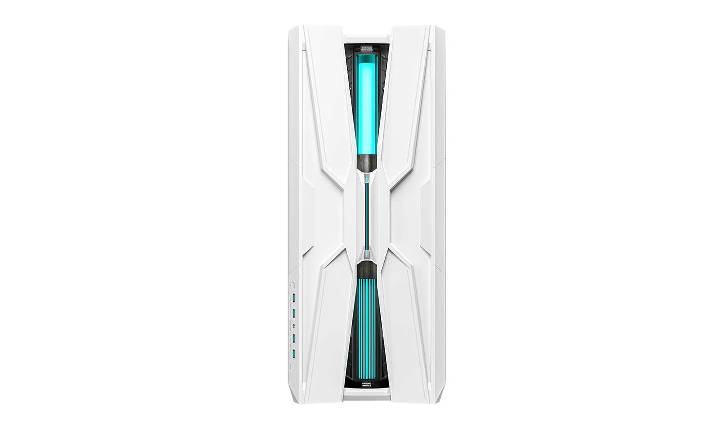 Deepcool Integrated Liquid Cooling Case | GENOME III | Full-Tower | ATX PS2 (maximum length: 180mm) | White