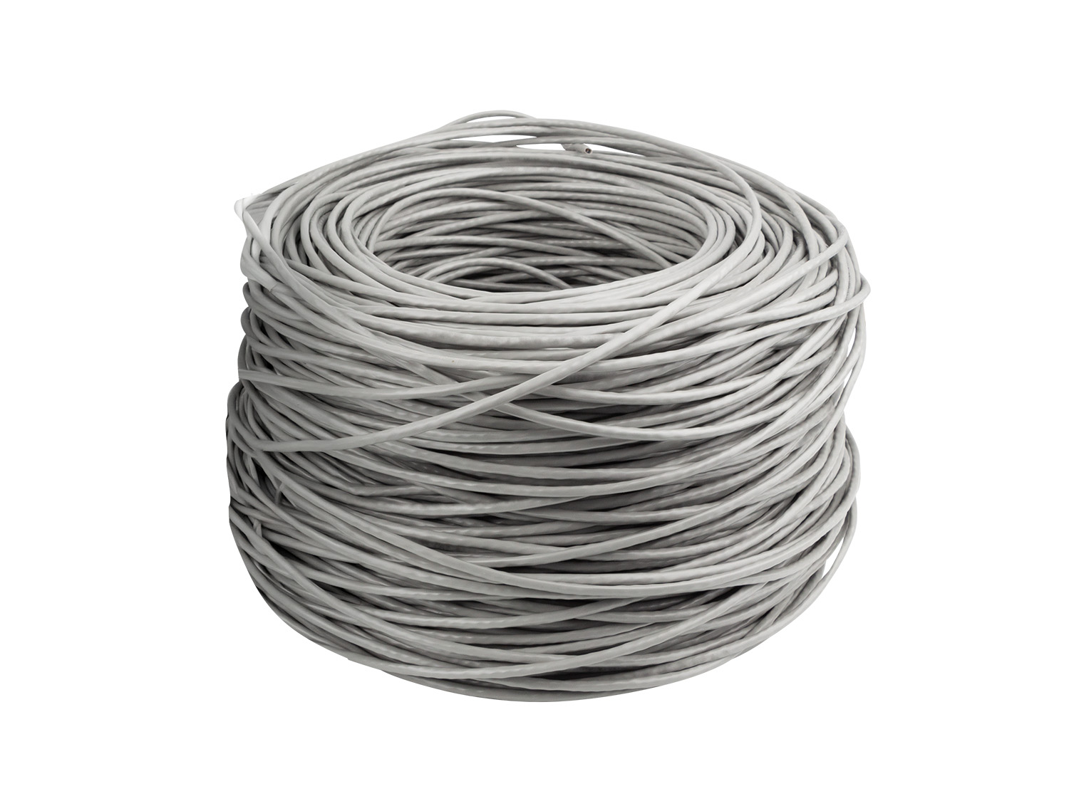 Lanberg Lan Cable CAT.5E UTP Solid CU LSZH Grey CPR + Fluke Passed, 305 m | LCU5L-11CU-0305-S