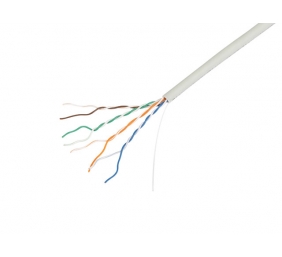 Lanberg Lan Cable CAT.5E UTP Solid CU LSZH Grey CPR + Fluke Passed, 305 m | LCU5L-11CU-0305-S