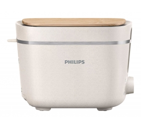 Philips | Toaster | HD2640/10 Eco Conscious Edition | Power 830 W | Number of slots 2 | Housing material 100% Bio-based plastic | Silk White Matt