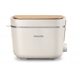 Philips | Toaster | HD2640/10 Eco Conscious Edition | Power 830 W | Number of slots 2 | Housing material 100% Bio-based plastic | Silk White Matt
