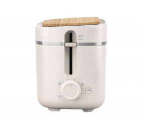 Philips | Toaster | HD2640/10 Eco Conscious Edition | Power 830 W | Number of slots 2 | Housing material 100% Bio-based plastic | Silk White Matt