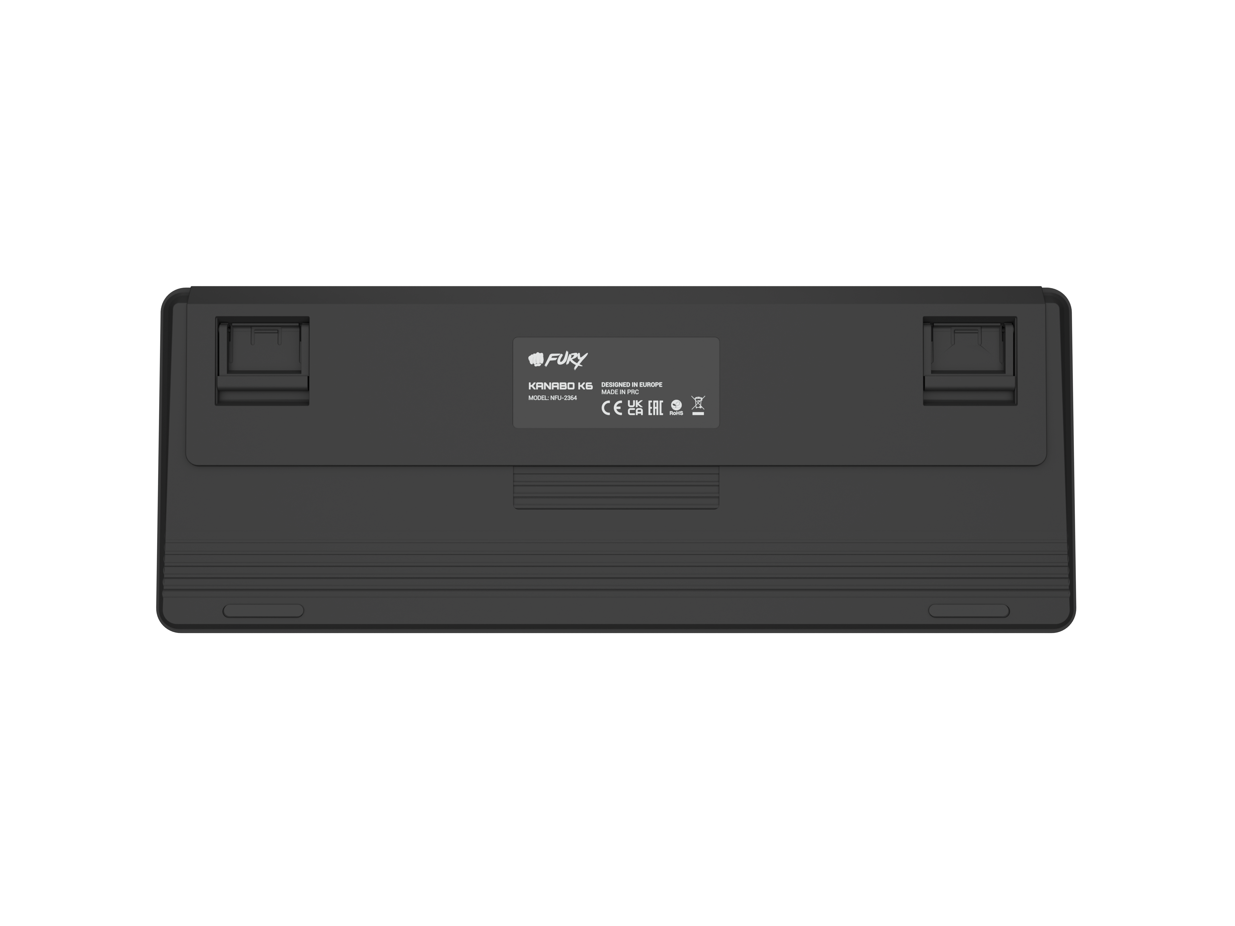 Fury Kanabo K6 | Gaming Keyboard | Wired | US | Linear | Black/Gray
