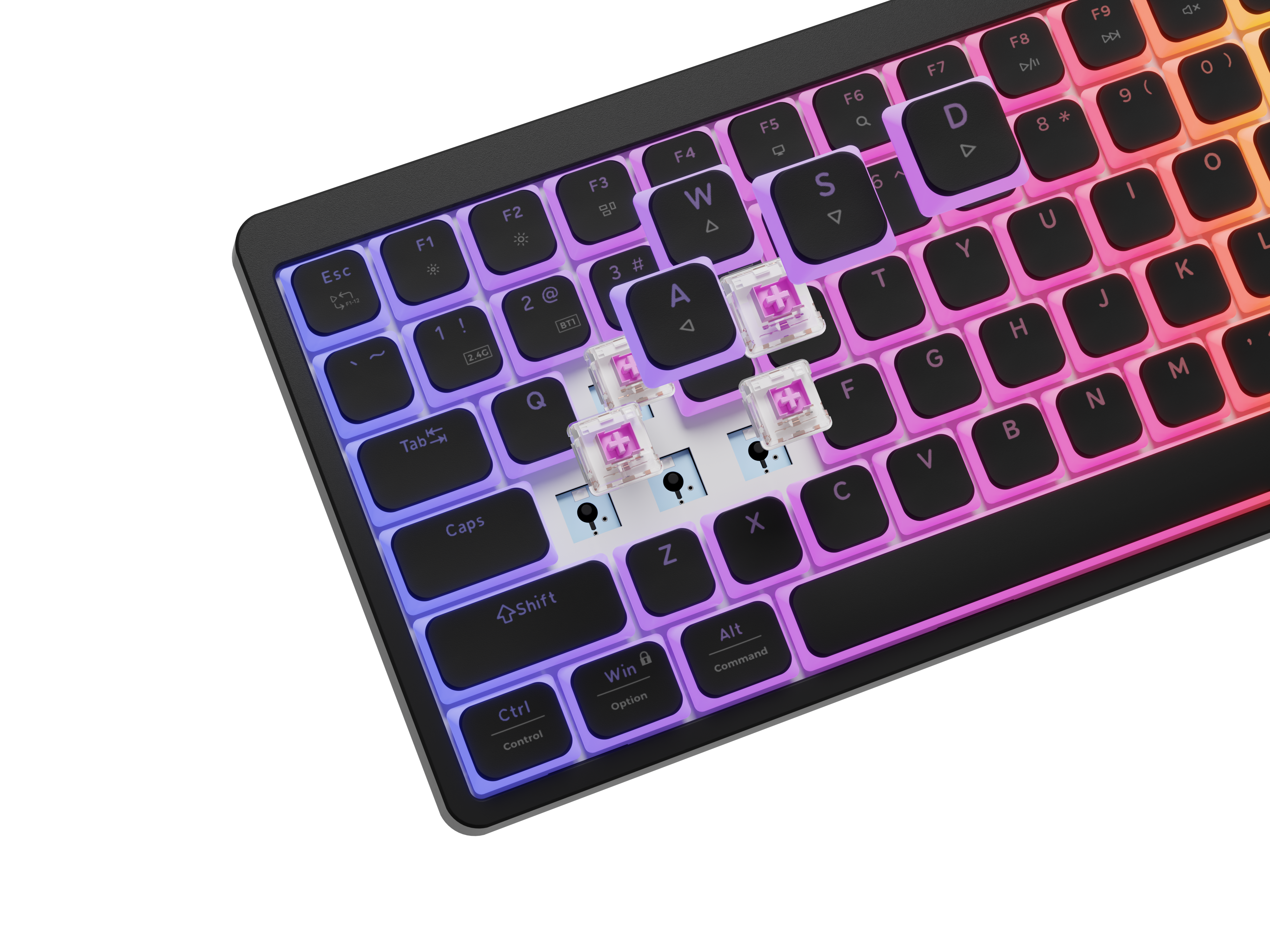 Genesis Thor 430 TKL | Gaming Keyboard | Wireless | Bluetooth | US | Linear | Black