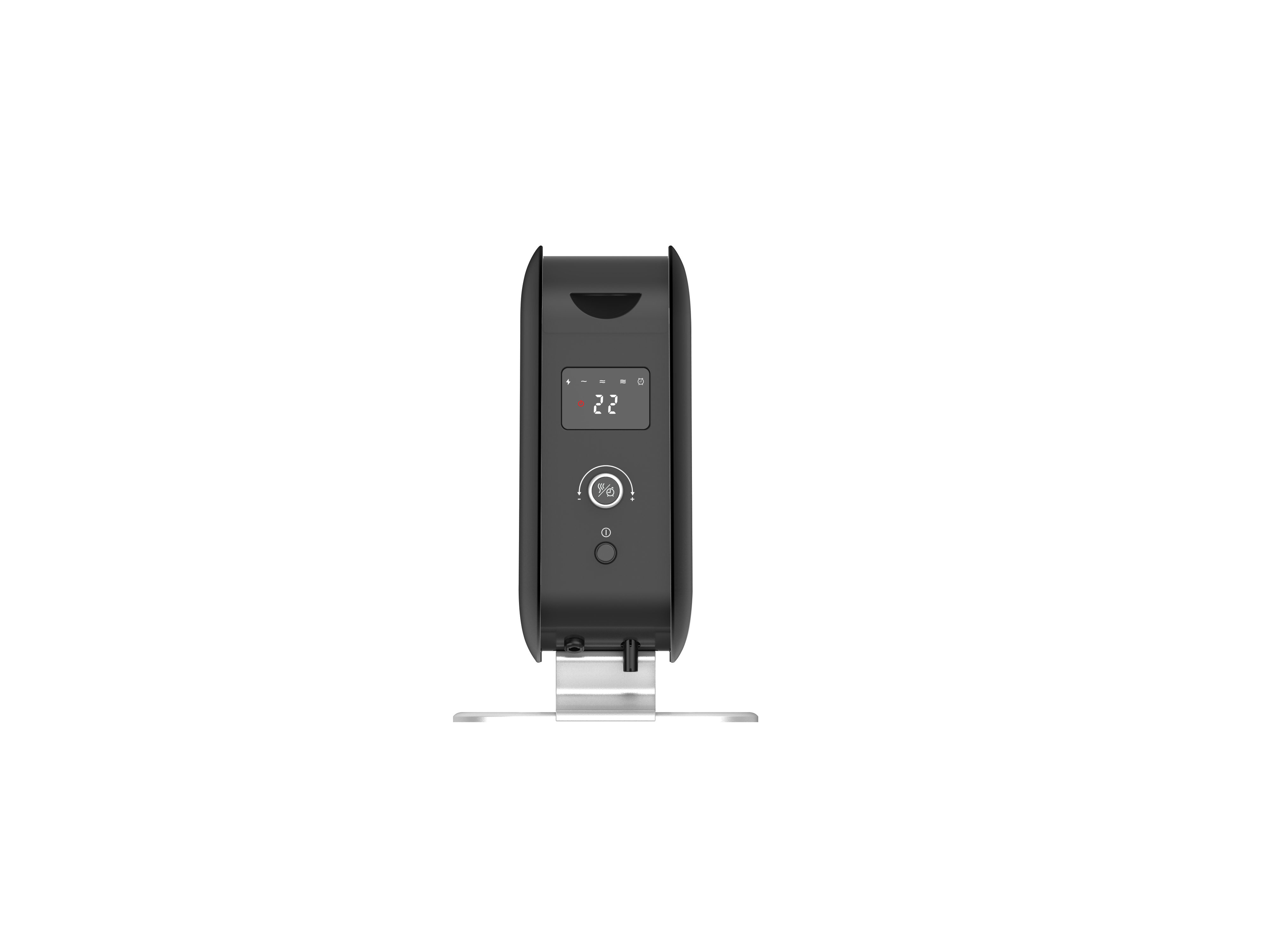 Mill Instant Max Led Portable Heater | CO2200LEDMAXBLACK | Convection Heater | 2200 W | Number of power levels 3 | Suitable for rooms up to 5-30 m² | Black