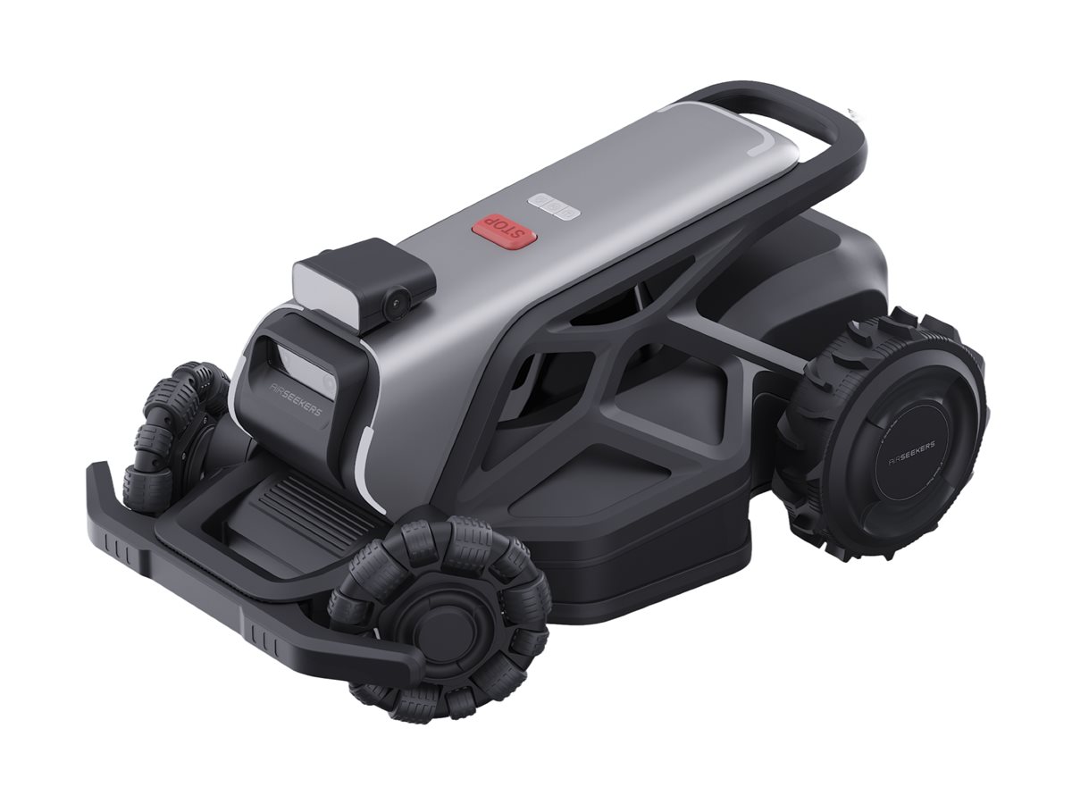AIRSEEKERS LIMITED | Tron 300° AI Vision Mulching Mower, 2400m², Ai Vision + NRTK | 15 Ah