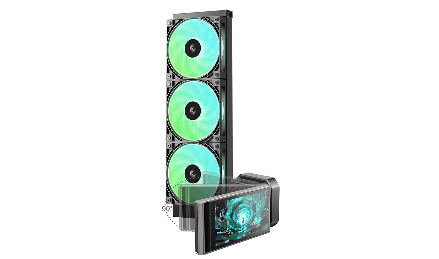 Deepcool LT360 VISION ARGB | Liquid Cooler | Black | Intel, AMD