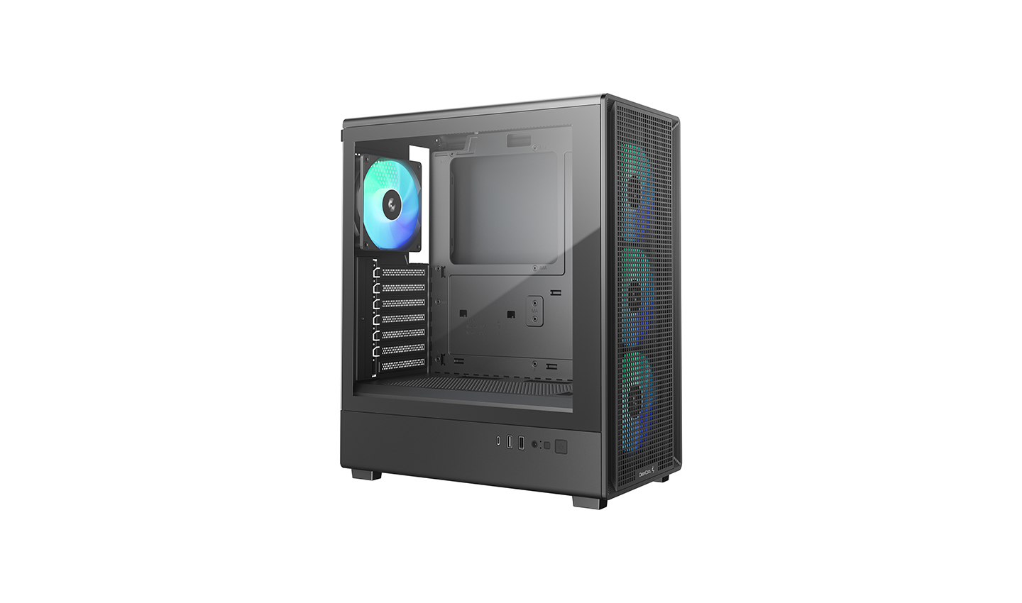 Deepcool Case | CC550 4F | Mid Tower | ATX PS2 (maximum length: 180 mm) | Black