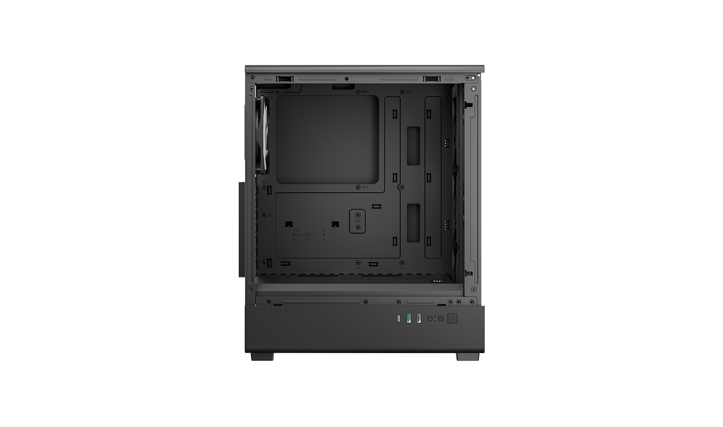 Deepcool Case | CC550 4F | Mid Tower | ATX PS2 (maximum length: 180 mm) | Black