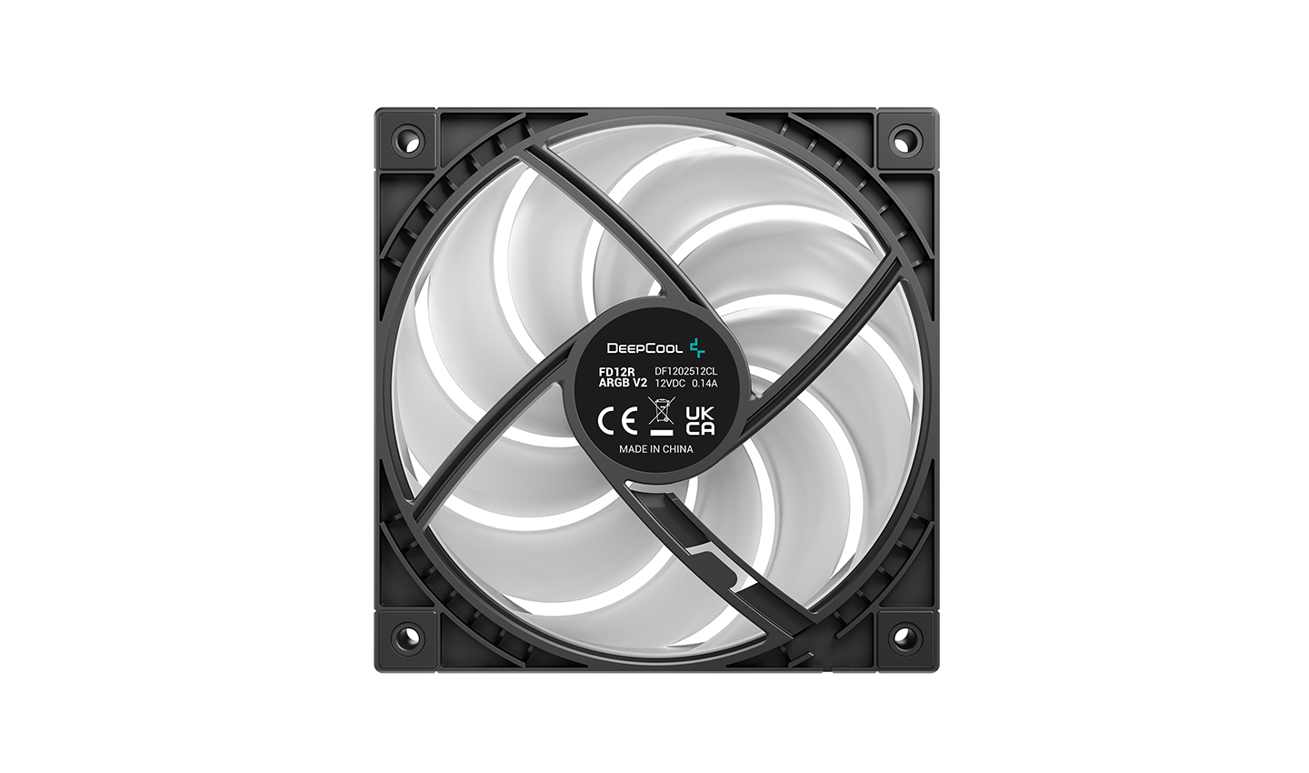Deepcool Cooling fan | FD12R ARGB V2 | Black