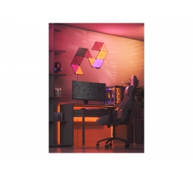 Nanoleaf | Shapes Black Triangles Expansion Pack (3 panels) | 42 W | WiFi