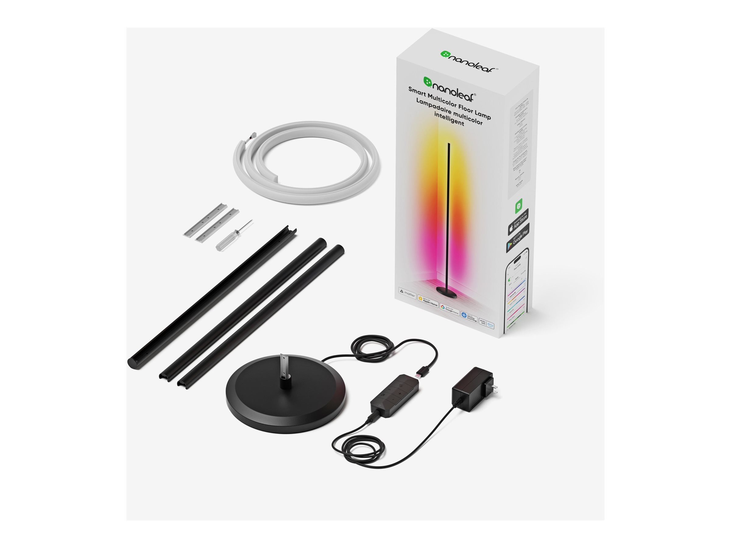 Nanoleaf Floor Lamp Smart Matter WiFi | 22 W | RGBW