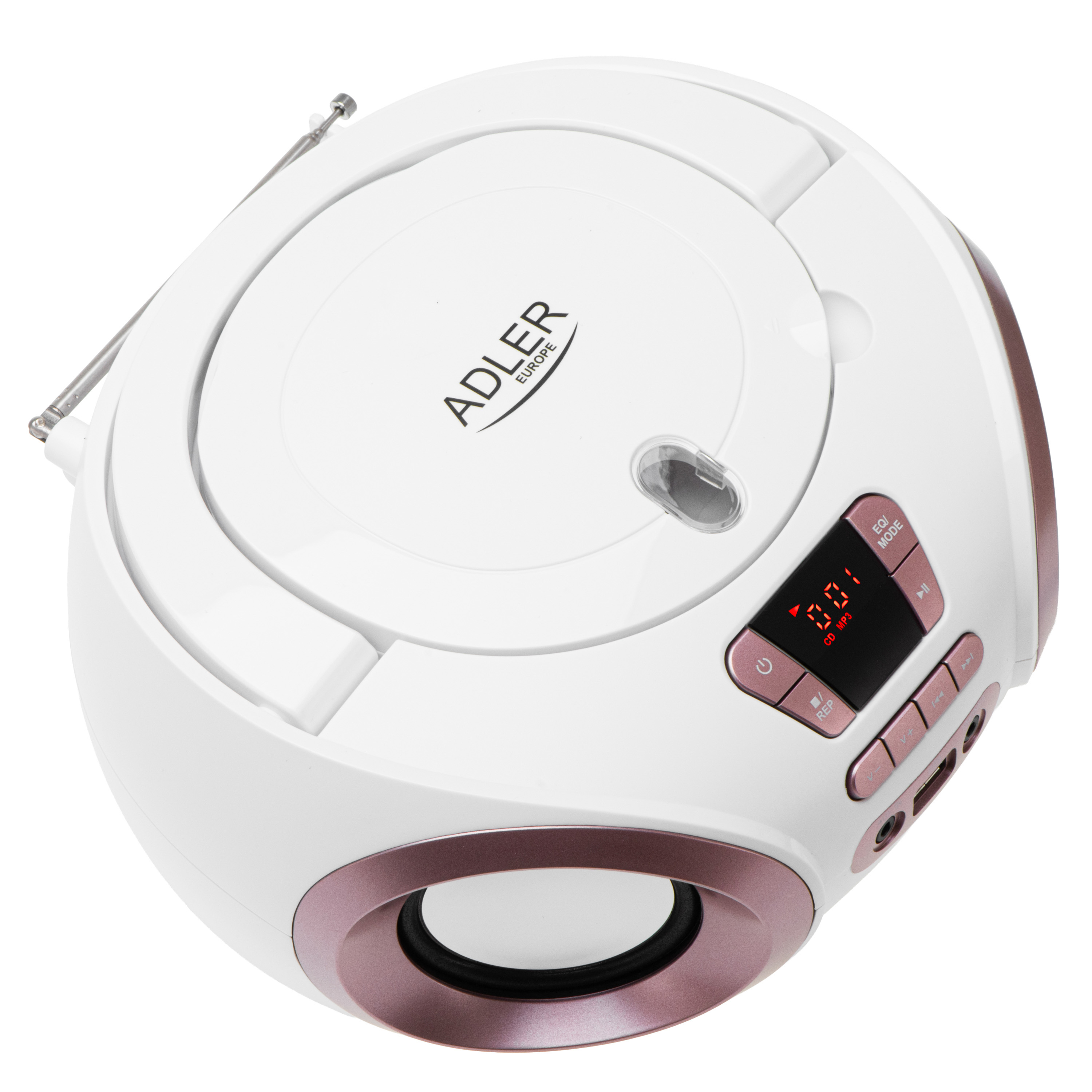 Adler | CD-MP3 Boombox | AD 1181 | Speakers | USB connectivity | FM