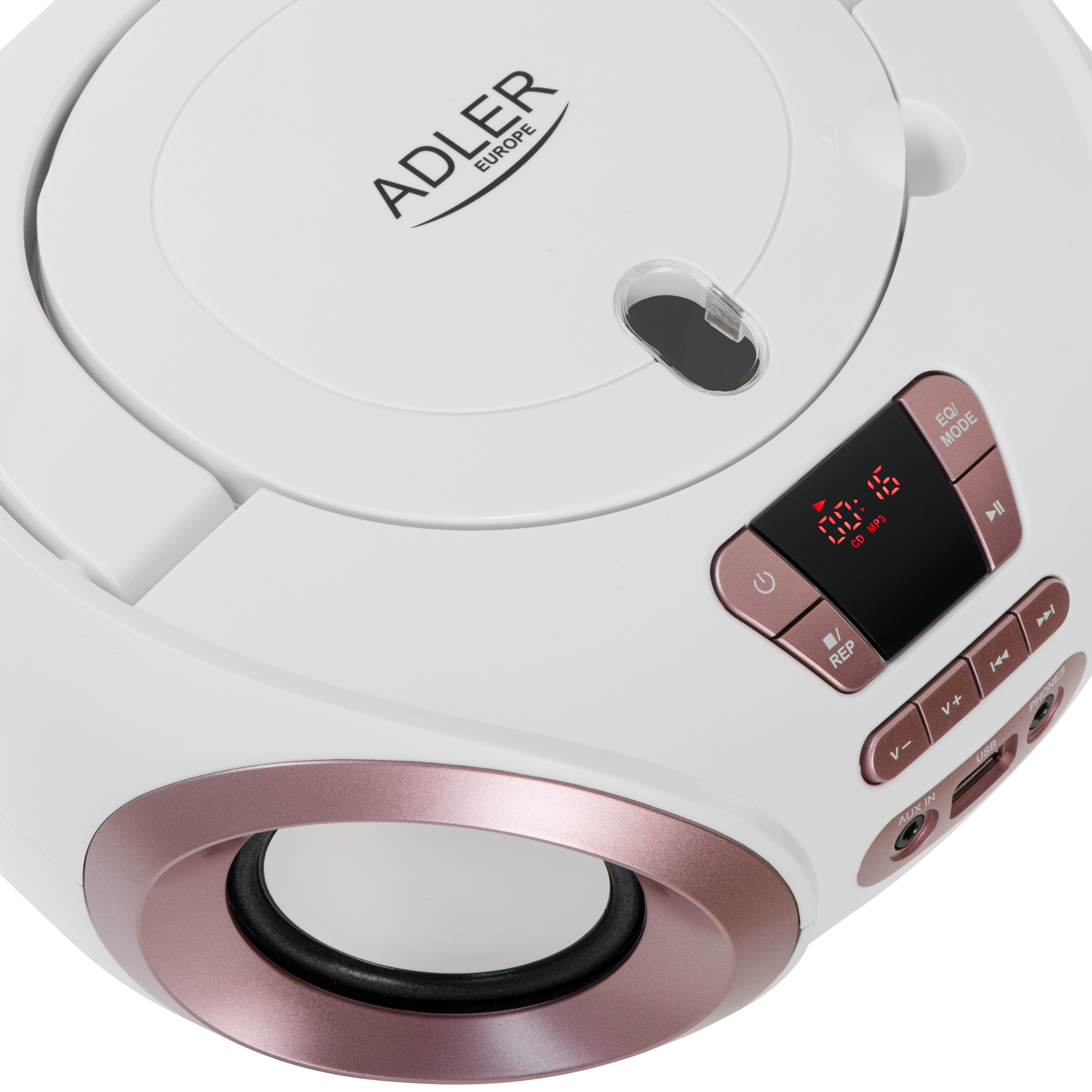 Adler | CD-MP3 Boombox | AD 1181 | Speakers | USB connectivity | FM