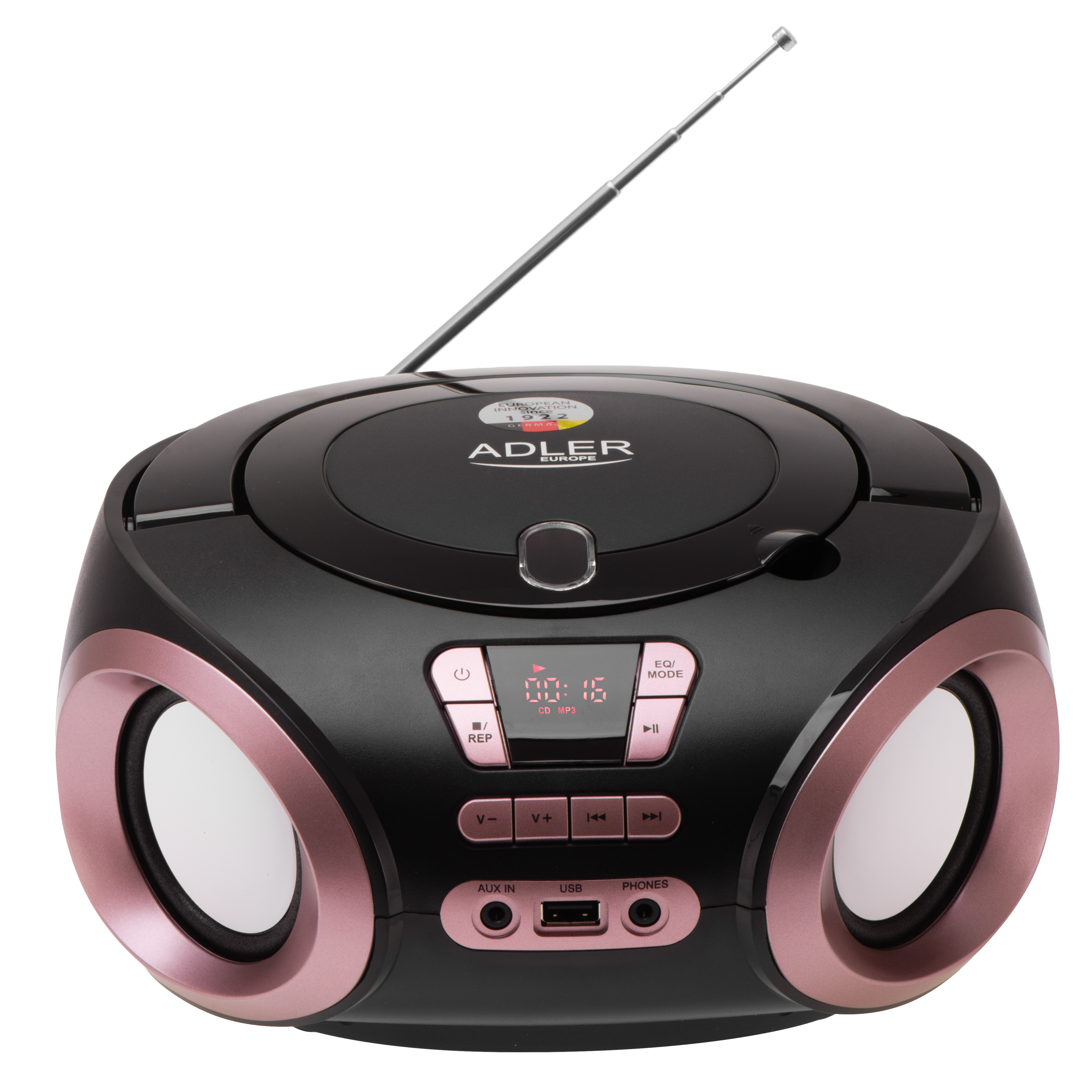 Adler | CD-MP3 Boombox | AD 1181 | Speakers | USB connectivity | FM