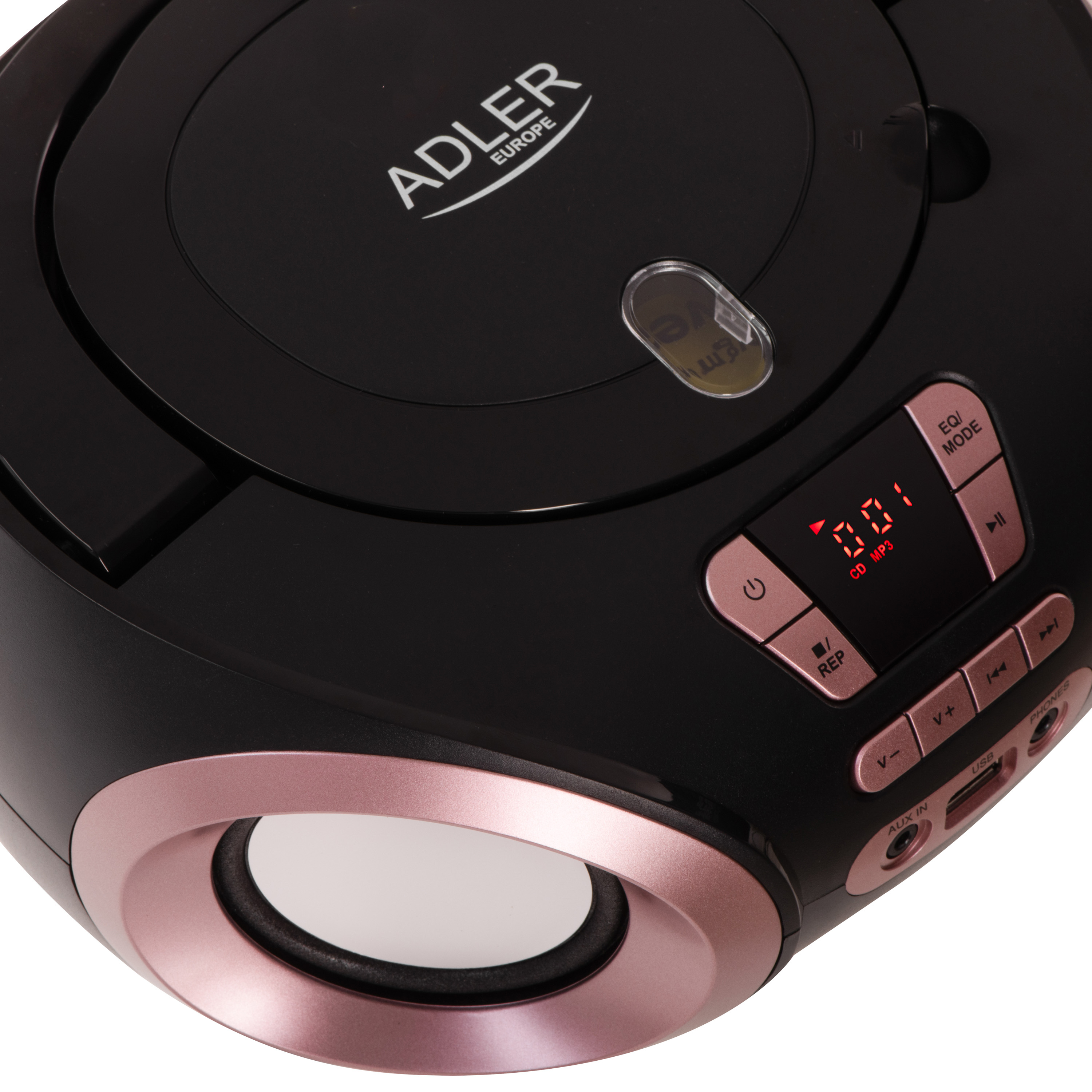 Adler | CD-MP3 Boombox | AD 1181 | Speakers | USB connectivity | FM