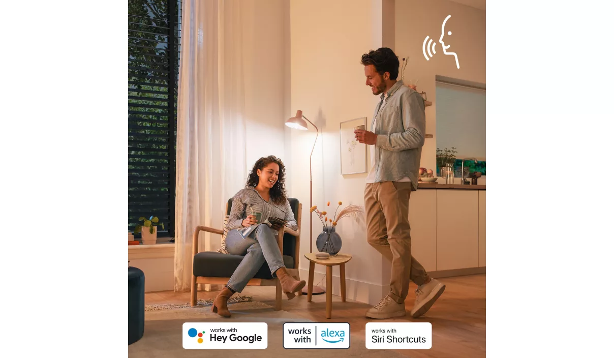 Philips Smart WFB 40W P45 922-65 RGB 1PF/6 | E27 | 4.9 W | Warm to cool white light | Bluetooth, Wi-Fi