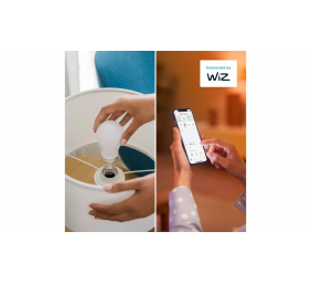 Philips Smart WFB 40W P45 922-65 RGB 1PF/6 | E27 | 4.9 W | Warm to cool white light | Bluetooth, Wi-Fi