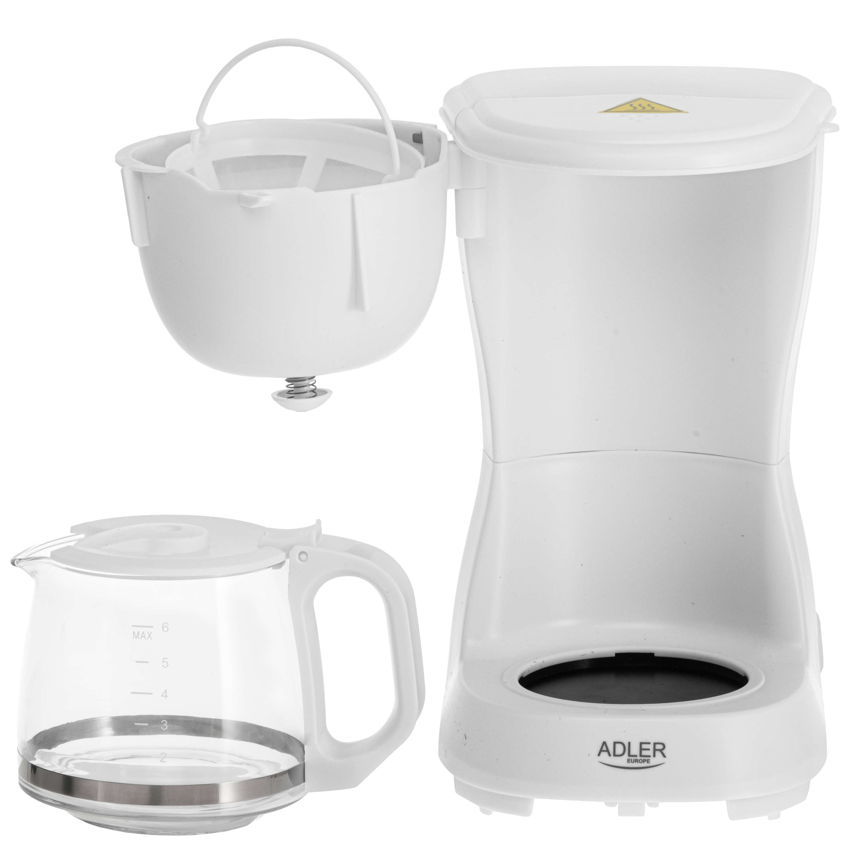 Adler Coffee Maker | AD 4381w | Drip | 600 W | White