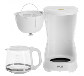 Adler Coffee Maker | AD 4381w | Drip | 600 W | White