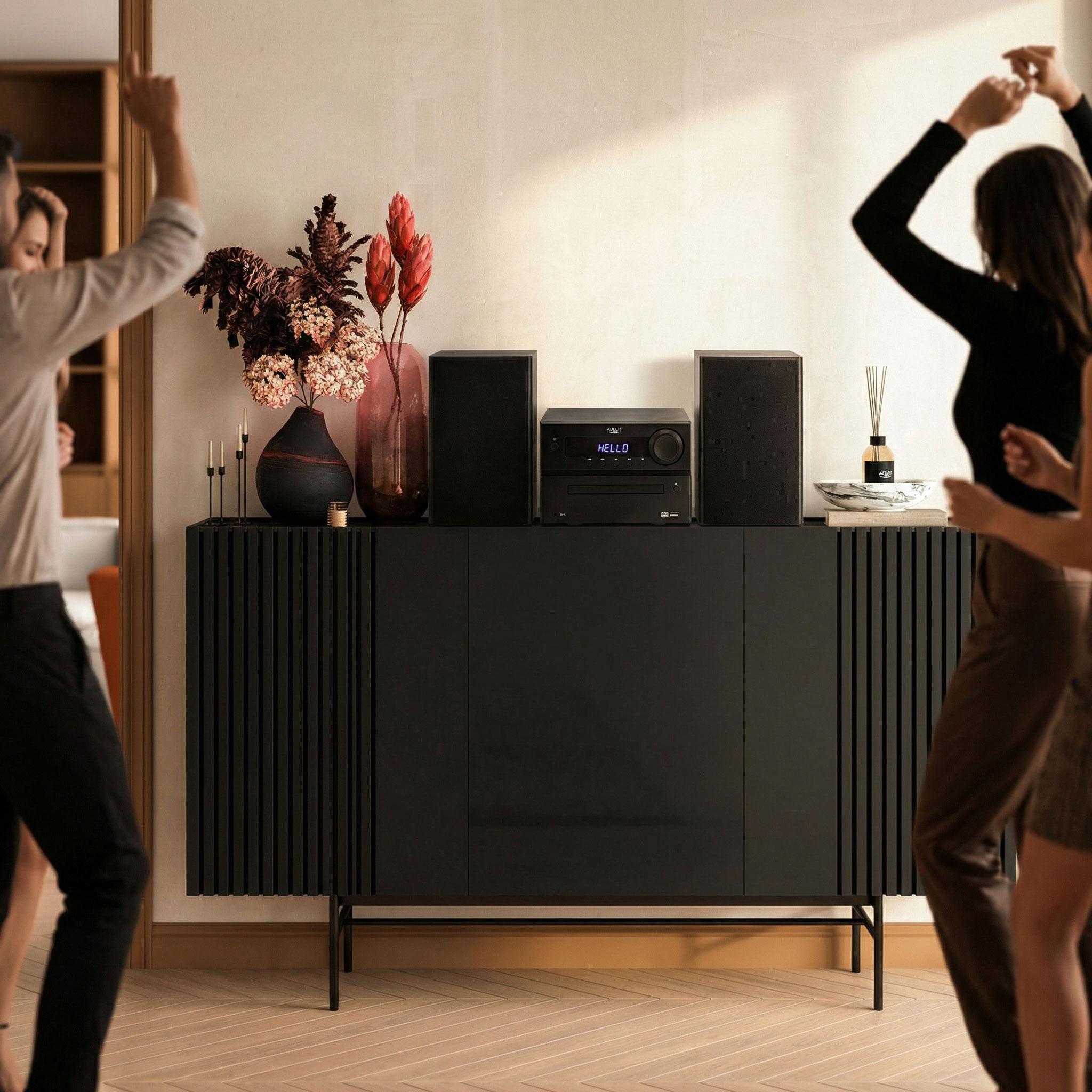 Adler | Mini Hi-Fi Stereo System | AD 1917 | Speakers | USB connectivity | Bluetooth | FM
