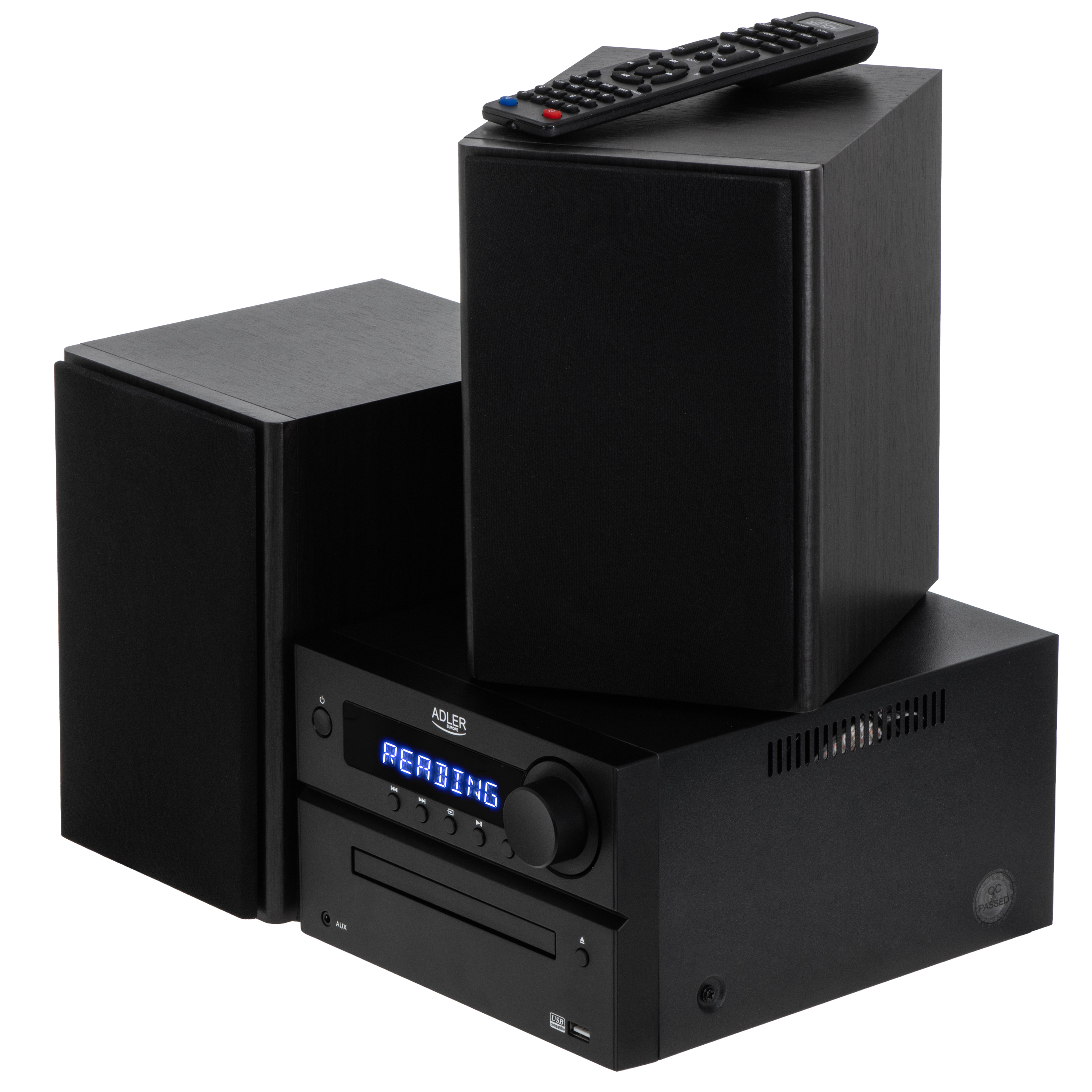 Adler | Mini Hi-Fi Stereo System | AD 1917 | Speakers | USB connectivity | Bluetooth | FM