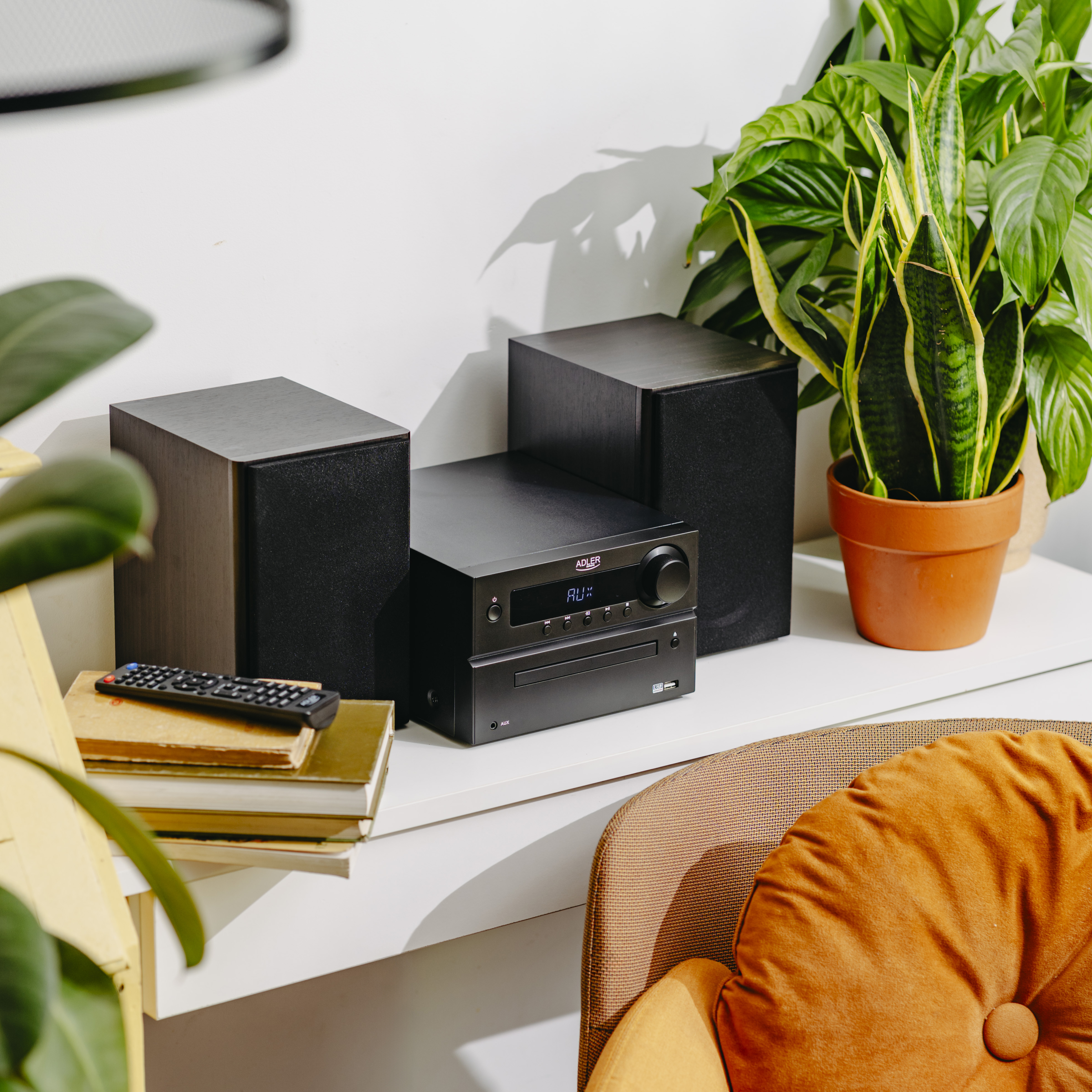 Adler | Mini Hi-Fi Stereo System | AD 1917 | Speakers | USB connectivity | Bluetooth | FM