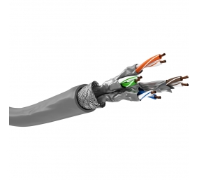 Goobay | CAT 6A Network Cable, S/FTP (PiMF), 50 m | 96093 | S/FTP | Grey