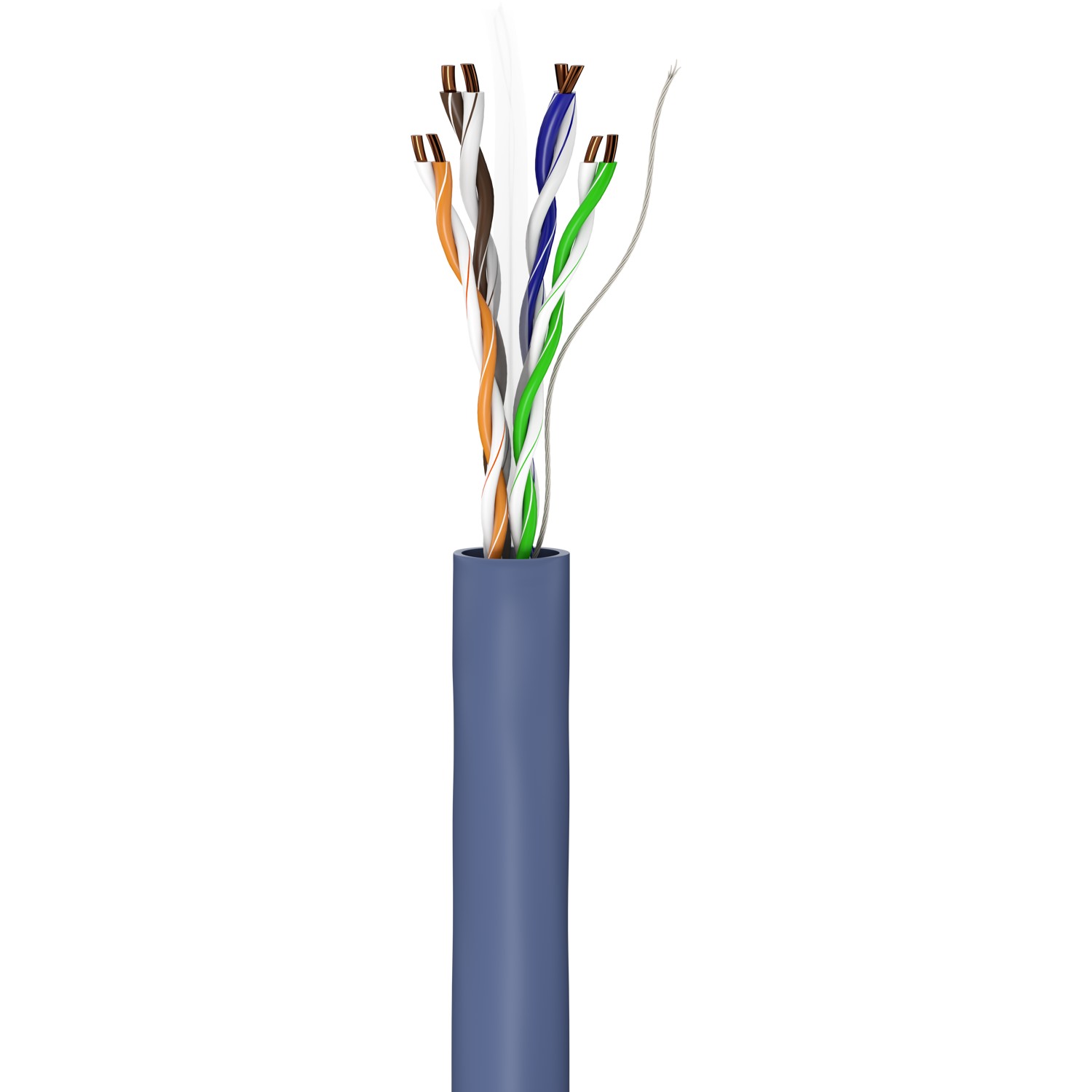 Goobay | CAT 6A Network Cable, U/UTP, 100 m | 96096 | U/UTP | Blue