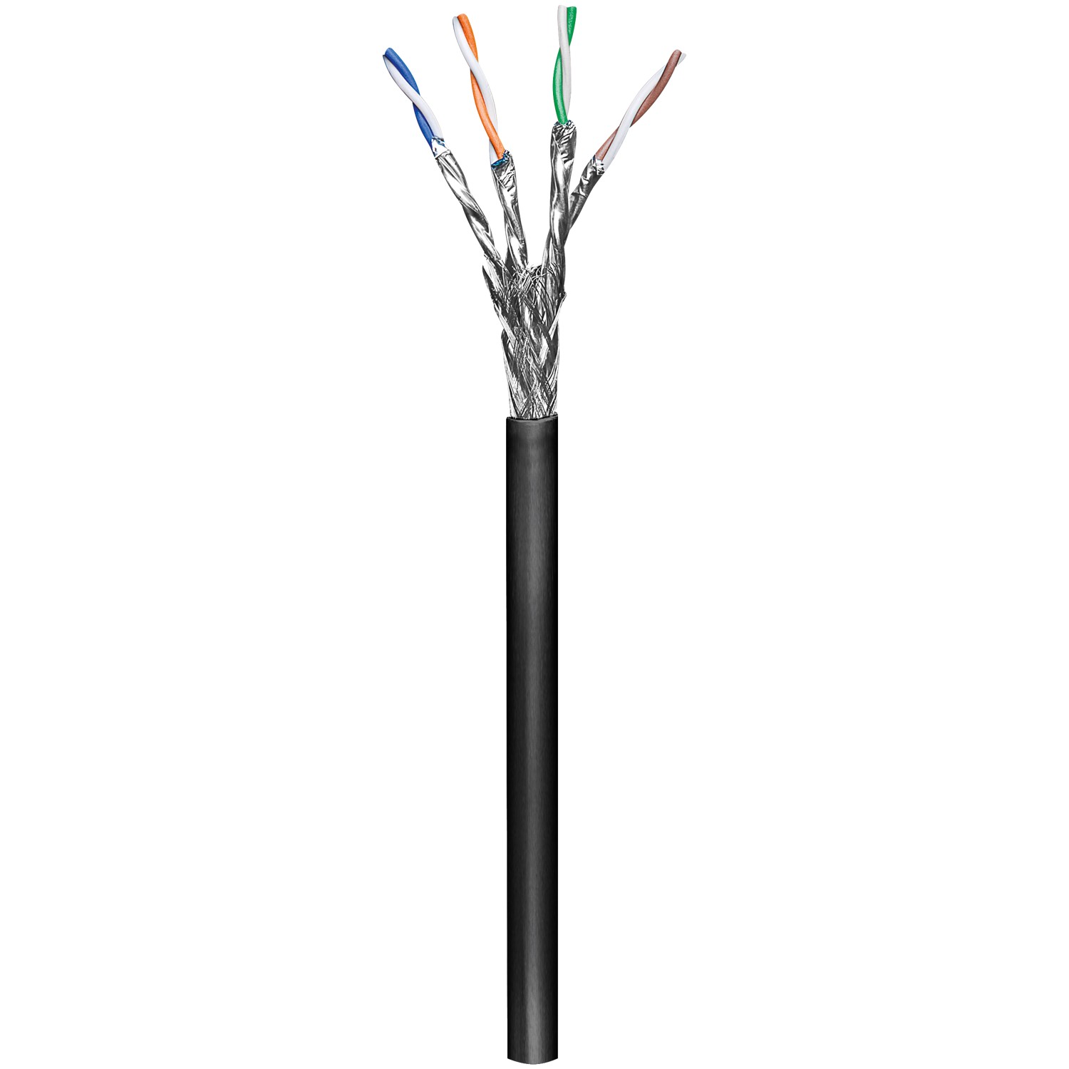 Goobay | CAT 6 Outdoor Network Cable, S/FTP (PiMF), 100 m | 57195 | U/UTP | Black