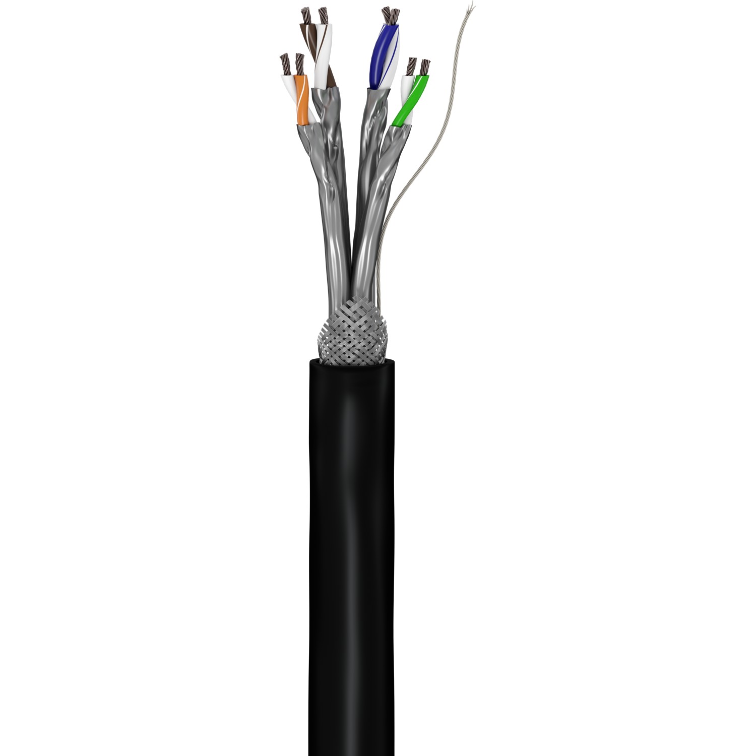 Goobay | CAT 6 Outdoor Network Cable, S/FTP (PiMF), 100 m | 57195 | U/UTP | Black