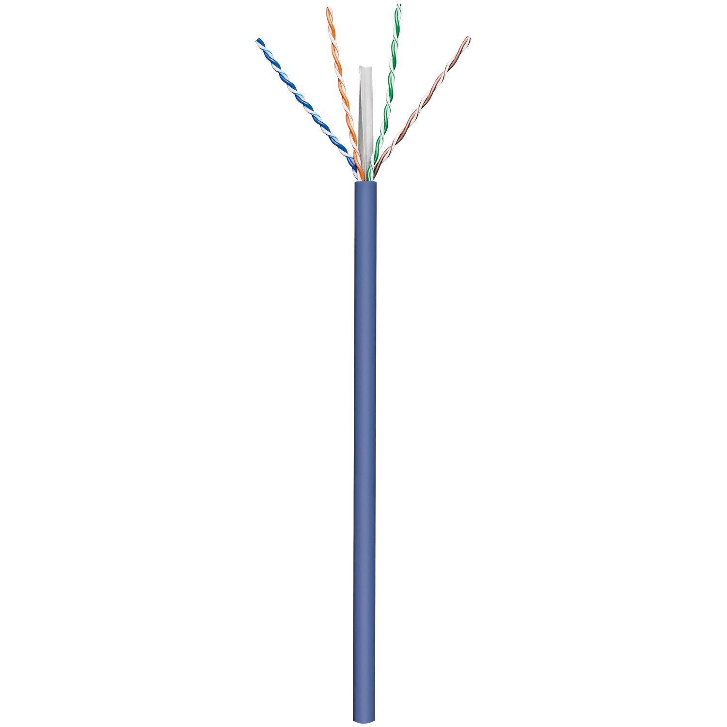 Goobay CAT 6A Network Cable, U/UTP | 96097 | U/UTP | Blue