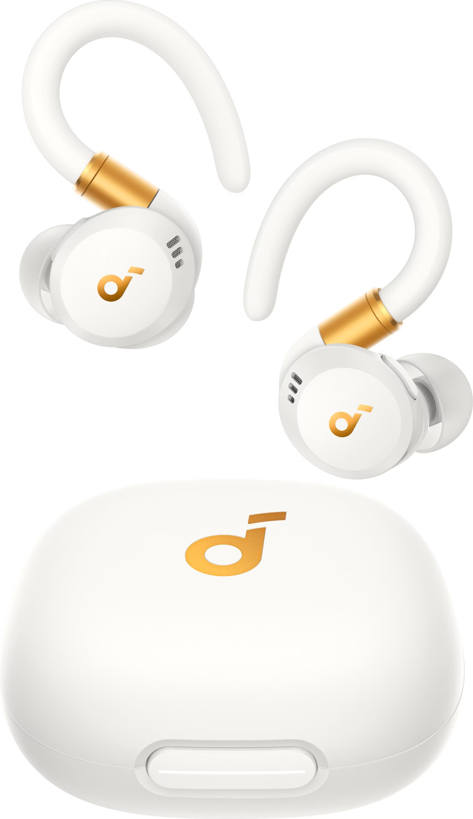Anker Soundcore | Earbuds with Hook | Sport X20 | Bluetooth | ANC | White/Gold