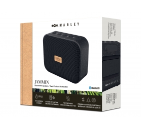 Marley Speaker | Jammin | Waterproof | Bluetooth | Signature Black | Portable | Wireless connection
