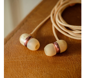 Marley Wired Earbuds | Smile Jamaica | Built-in microphone | USB Type-C | Copper