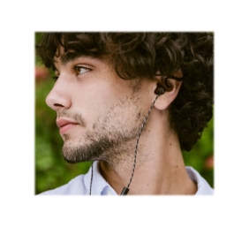Marley Wired Earbuds | Smile Jamaica | Built-in microphone | USB Type-C | Signature Black