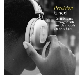 Marley Headphones | Positive Vibration Rebel | Bluetooth | ANC | Cream