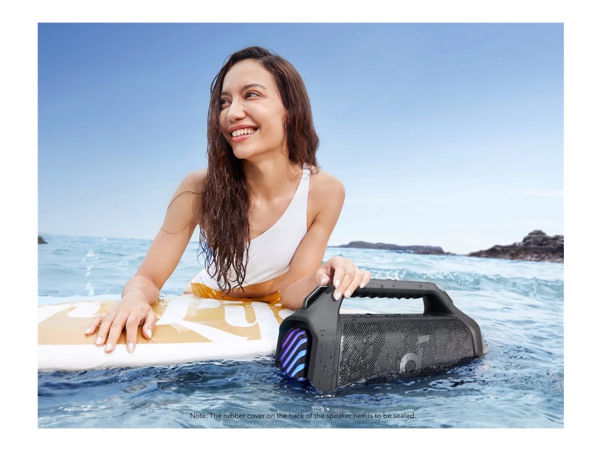 Anker Soundcore Boom 2 Plus A3134 Bluetooth Speaker, Black | Anker Soundcore