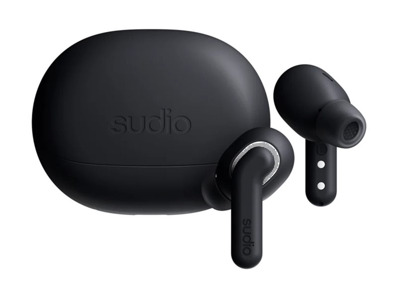 Sudio Earbuds | E4 Pro | Bluetooth | In-ear | Microphone | Midnight Black | Noise canceling | Noise reduction | Wireless