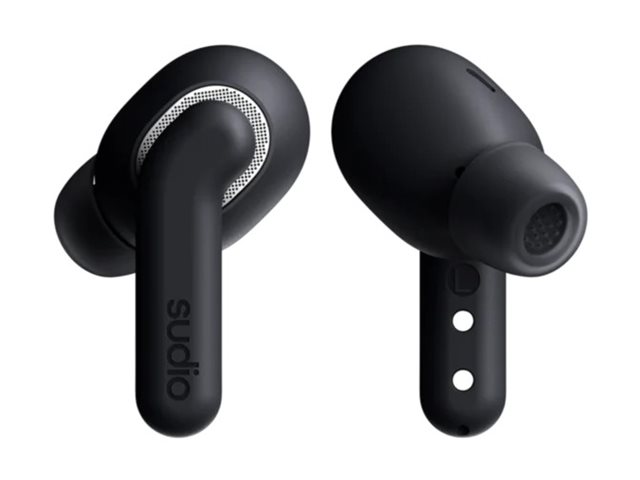 Sudio Earbuds | E4 Pro | Bluetooth | In-ear | Microphone | Midnight Black | Noise canceling | Noise reduction | Wireless