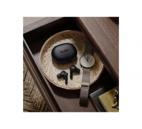 Sudio Earbuds | E4 Pro | Bluetooth | In-ear | Microphone | Midnight Black | Noise canceling | Noise reduction | Wireless